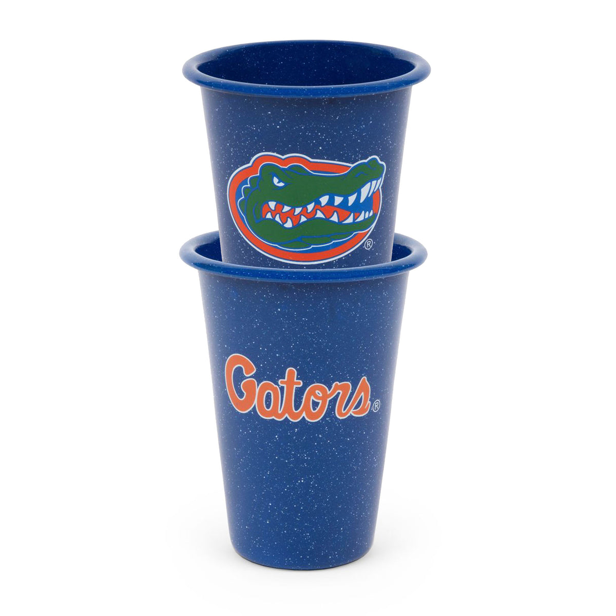 CK93MBU-UF01-2 - U of Florida Enamelware 14oz Tumblers, Set of 2 - 1