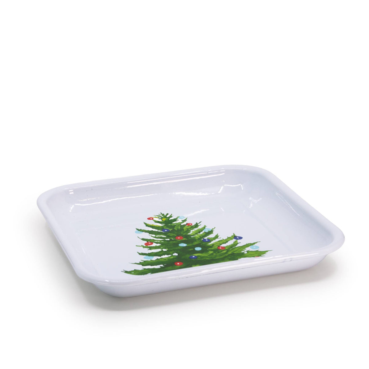 CT09S2 - Christmas Tree Square Trays - Set of 2  3