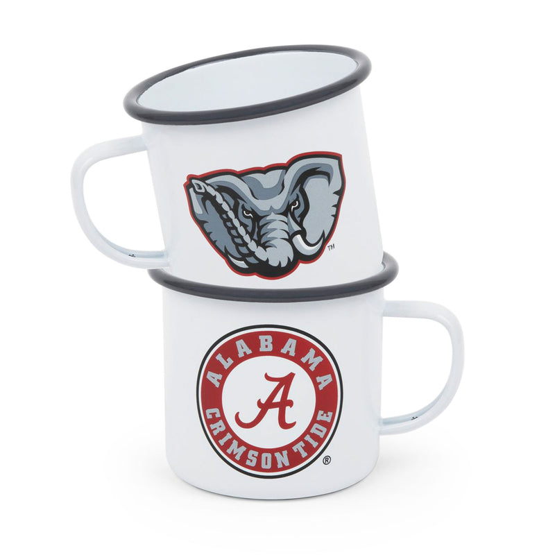 CV112GRY-UA01 - U of Alabama Enamelware 16oz Mug - 1