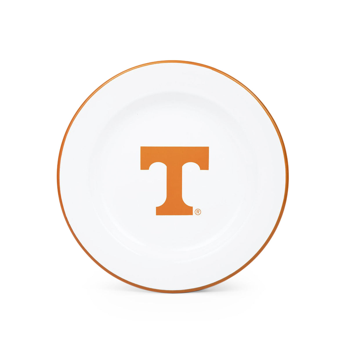 CV20ORA-UT02-4 - U of Tennessee Enamelware Dinner Plates, Set of 4 - 1