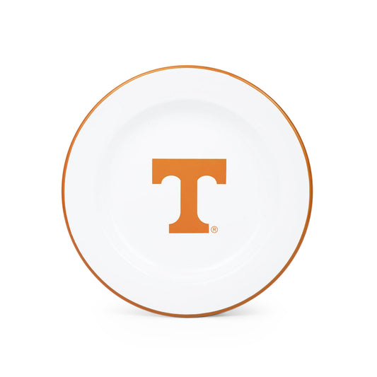 CV20ORA-UT02-4 - U of Tennessee Enamelware Dinner Plates, Set of 4 - 1