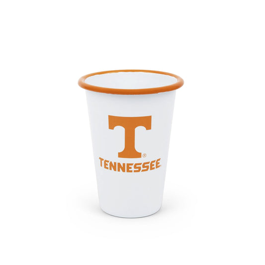 CV93ORA-UT01-2 - U of Tennessee Enamelware 14oz Tumblers, Set of 2 - 1