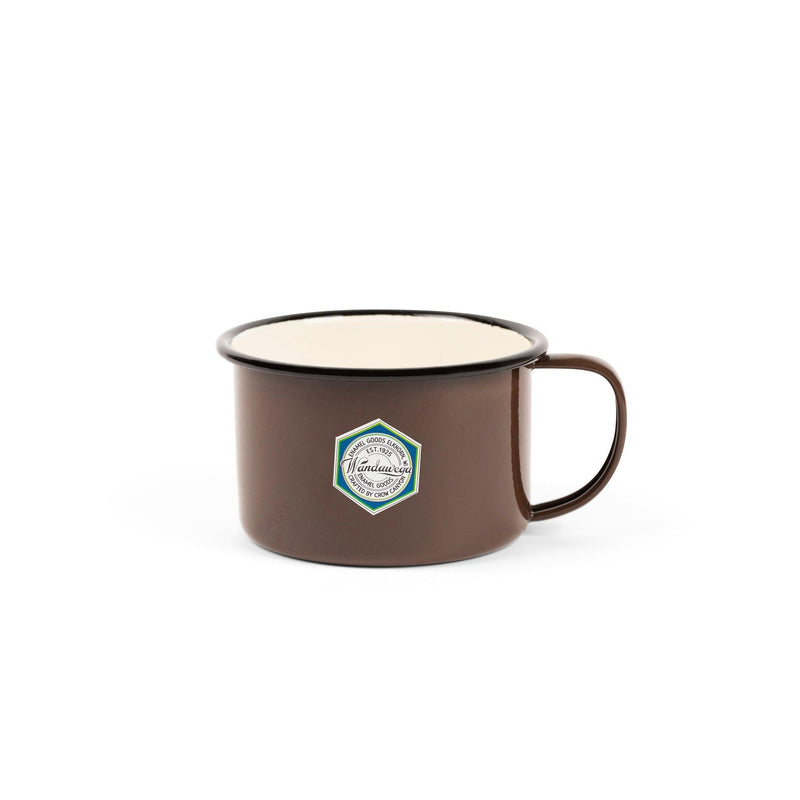 ecomposer-color-brown with black rim, CW14BRBL - Camp Wandawega x CCH Soup Mug, Brown with Black Rim