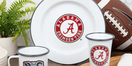 CV93GRY-UA01-2 - U of Alabama Enamelware 14oz Tumblers, Set of 2 - 4