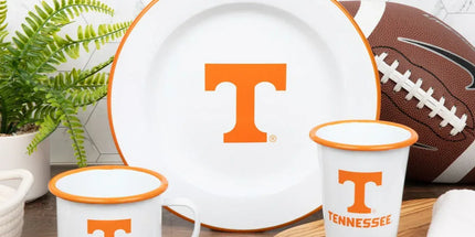 CV93ORA-UT01-2 - U of Tennessee Enamelware 14oz Tumblers, Set of 2 - 2