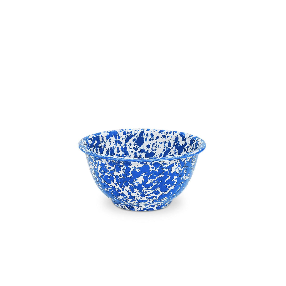 ecomposer-color-blue splatter, D02DBM-4 - Splatter Small Footed Bowls, Set of 4, Blue Splatter
