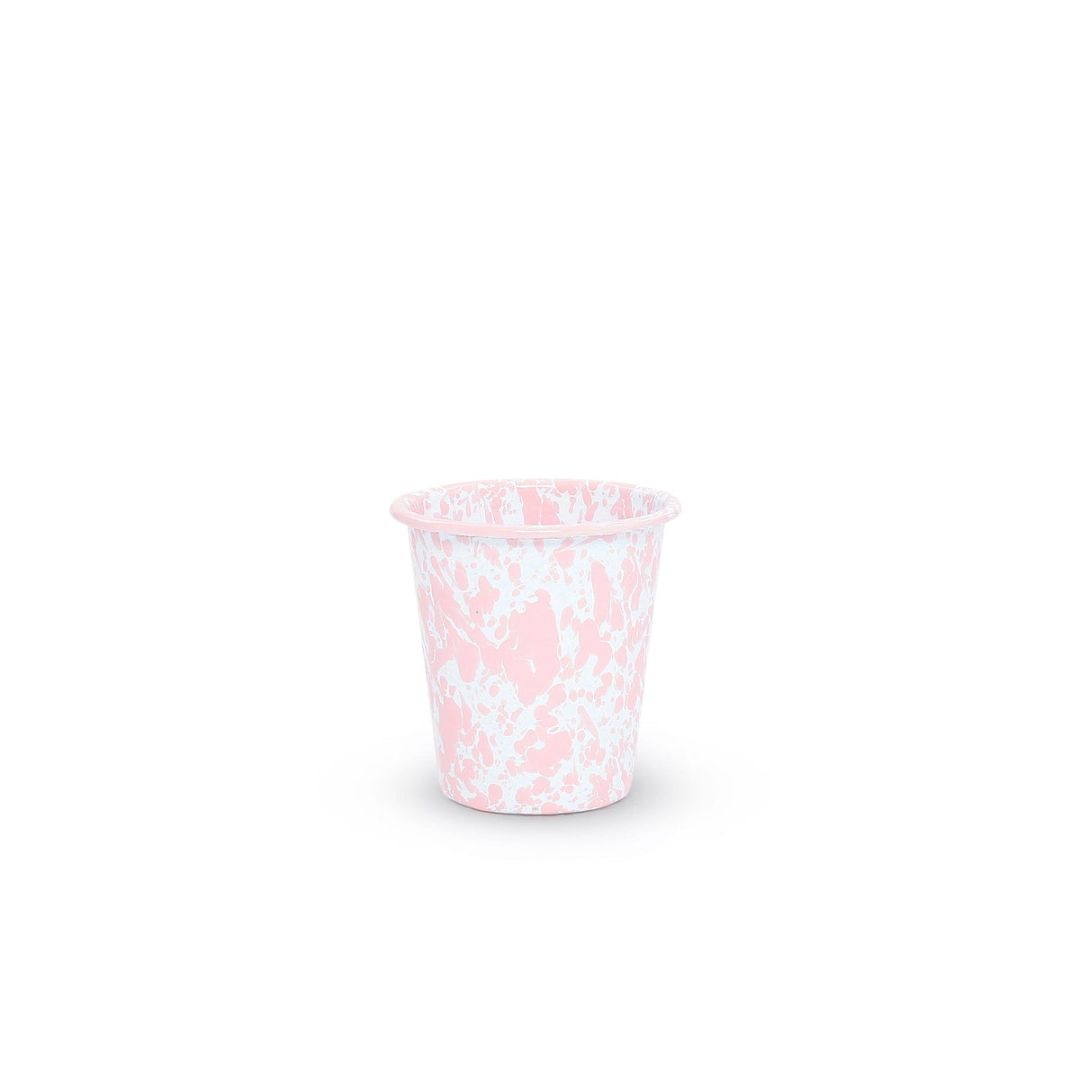 ecomposer-color-pink splatter, D03PKM-4 - Splatter 10 oz Short Tumblers, Set of 4, Pink Splatter