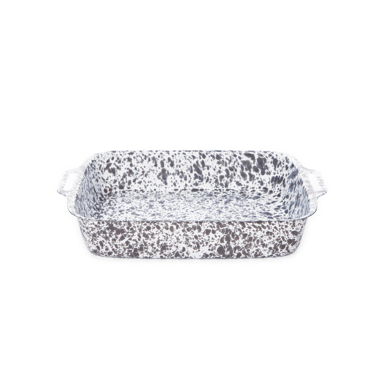 ecomposer-color-grey splatter, D111GYM - Splatter Lasagna Pan, Grey Splatter
