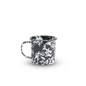 ecomposer-color-black splatter, D112BLM-4 - Splatter 16 oz Mugs, Set of 4, Black Splatter