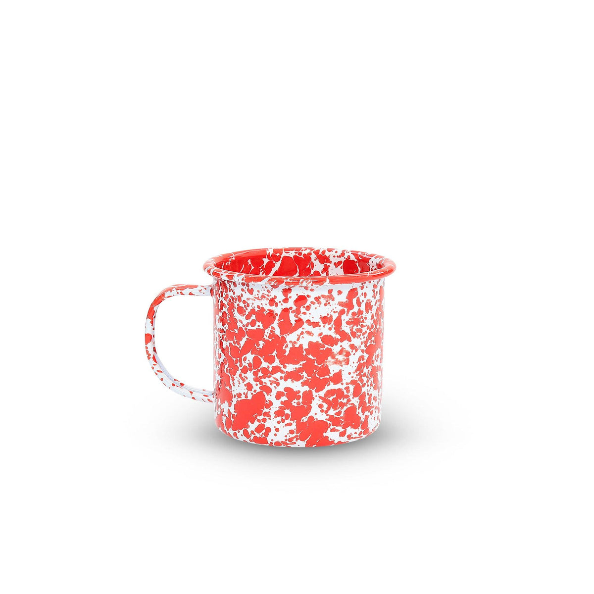 ecomposer-color-red splatter, D112RM-4 - Splatter 16 oz Mugs, Set of 4, Red Splatter