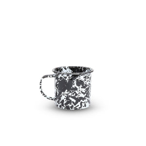 ecomposer-color-black splatter, D11BLM-4 - Splatter 12 oz Mugs, Set of 4, Black Splatter