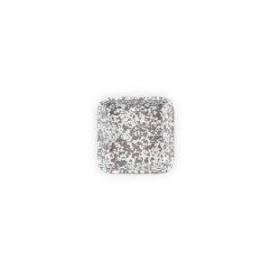 ecomposer-color-grey splatter, D122GYM-4 - Splatter Small Square Trays, Set of 4, Grey Splatter