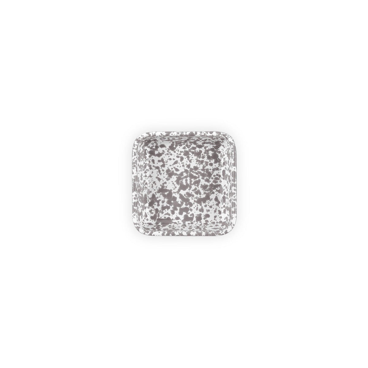 ecomposer-color-grey splatter, D122GYM-4 - Splatter Small Square Trays, Set of 4, Grey Splatter