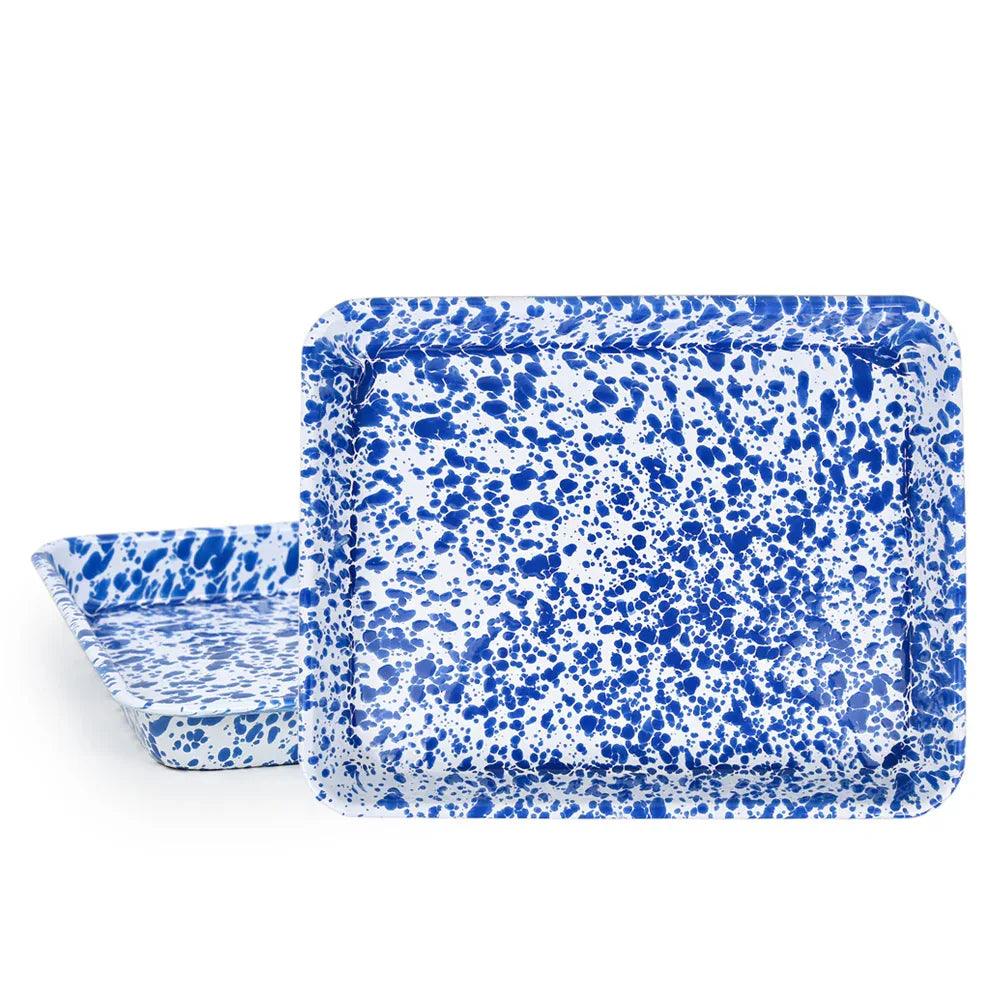 Splatter Rectangle Trays, Set of 2 - Serveware – Crow Canyon Home