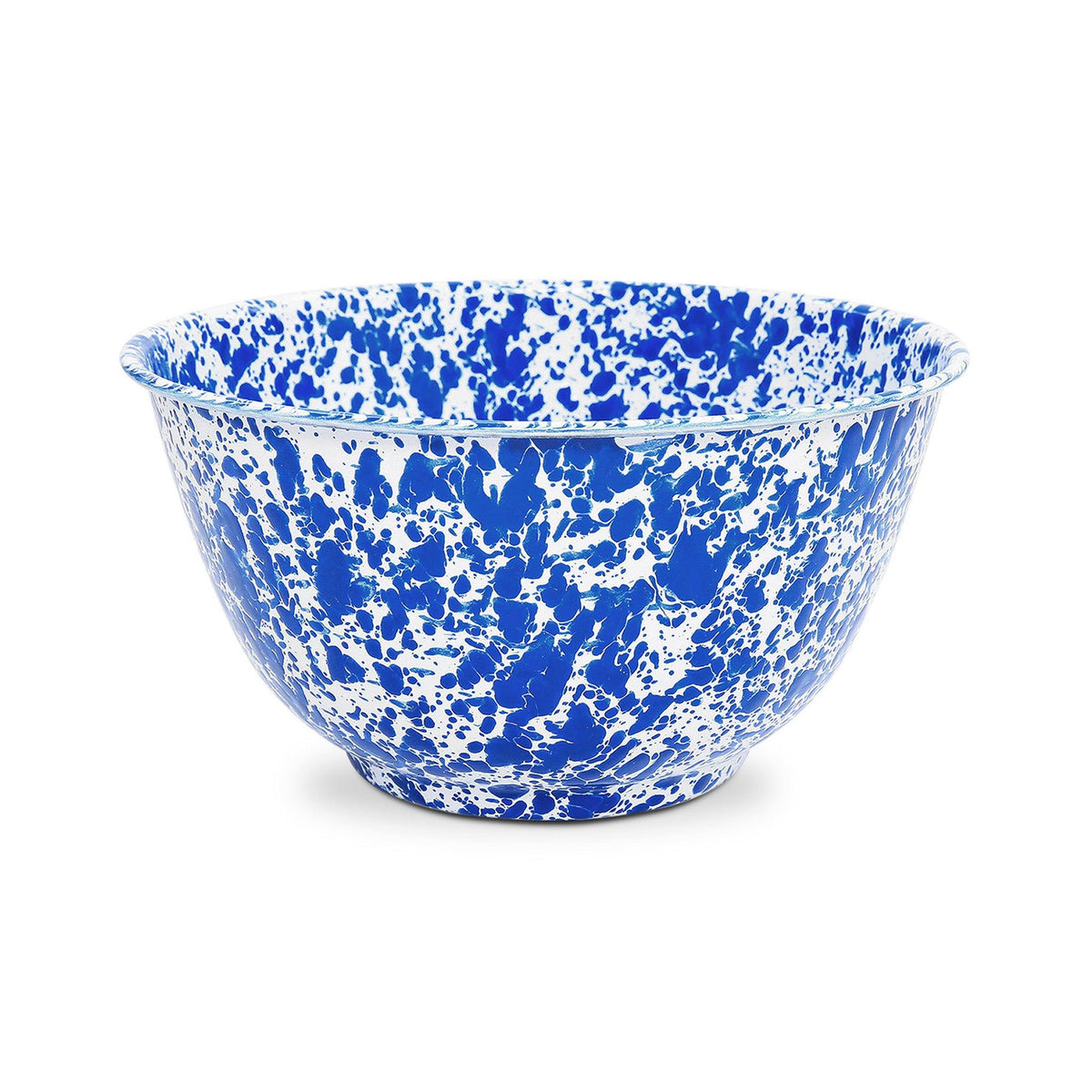 ecomposer-color-blue splatter, D23DBM - Splatter Large Salad Bowl, Blue Splatter