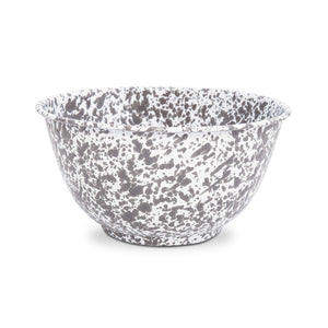 ecomposer-color-grey splatter, D23GYM - Splatter Large Salad Bowl, Grey Splatter