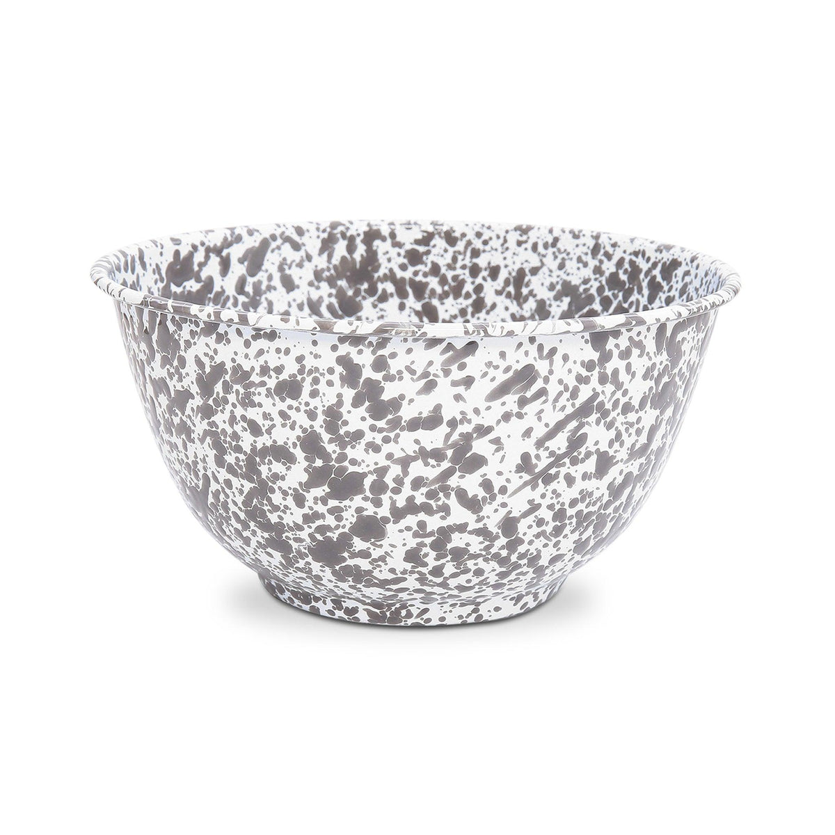 ecomposer-color-grey splatter, D23GYM - Splatter Large Salad Bowl, Grey Splatter