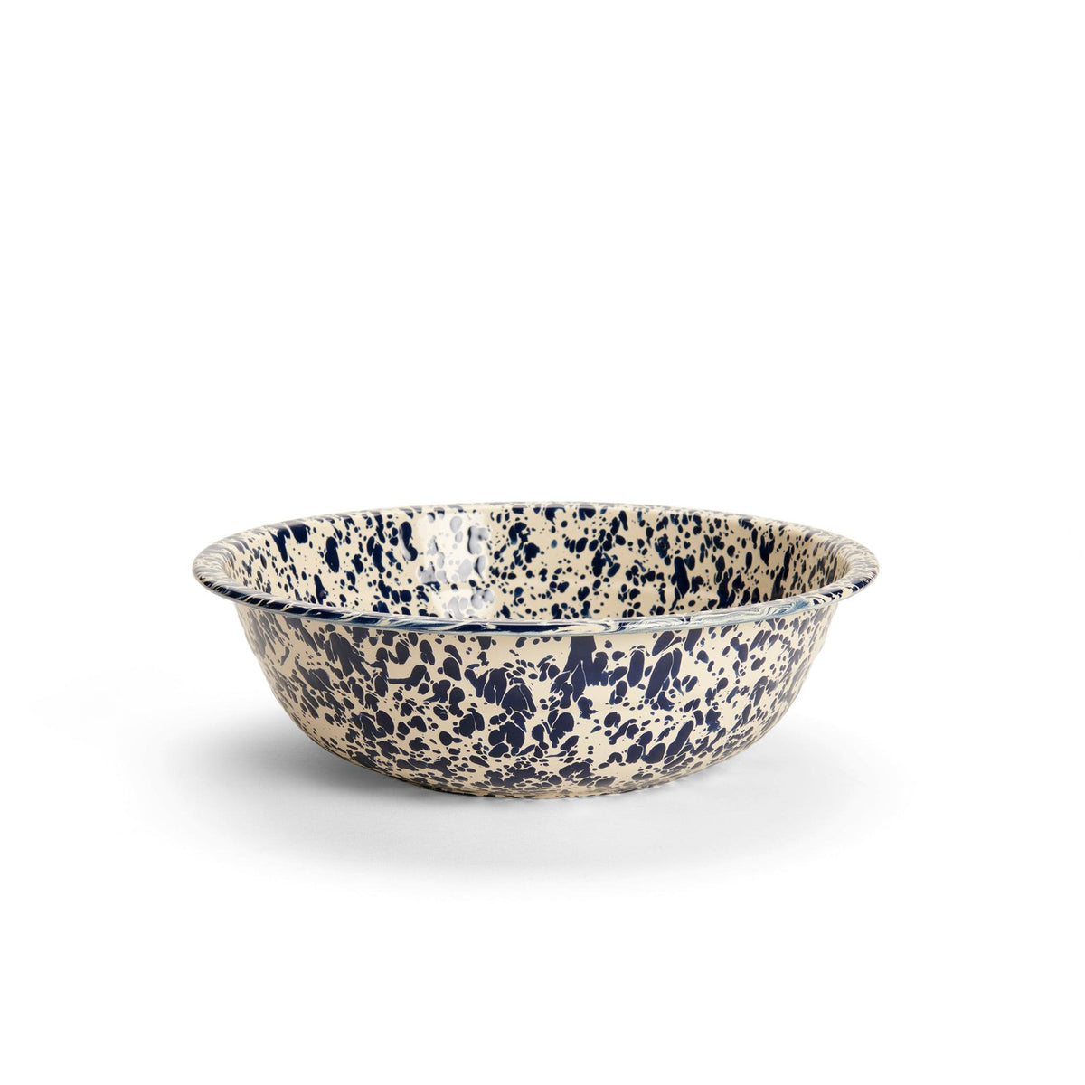 ecomposer-color-navy and cream, D24NVM - Splatter Small Basin, Navy and Cream