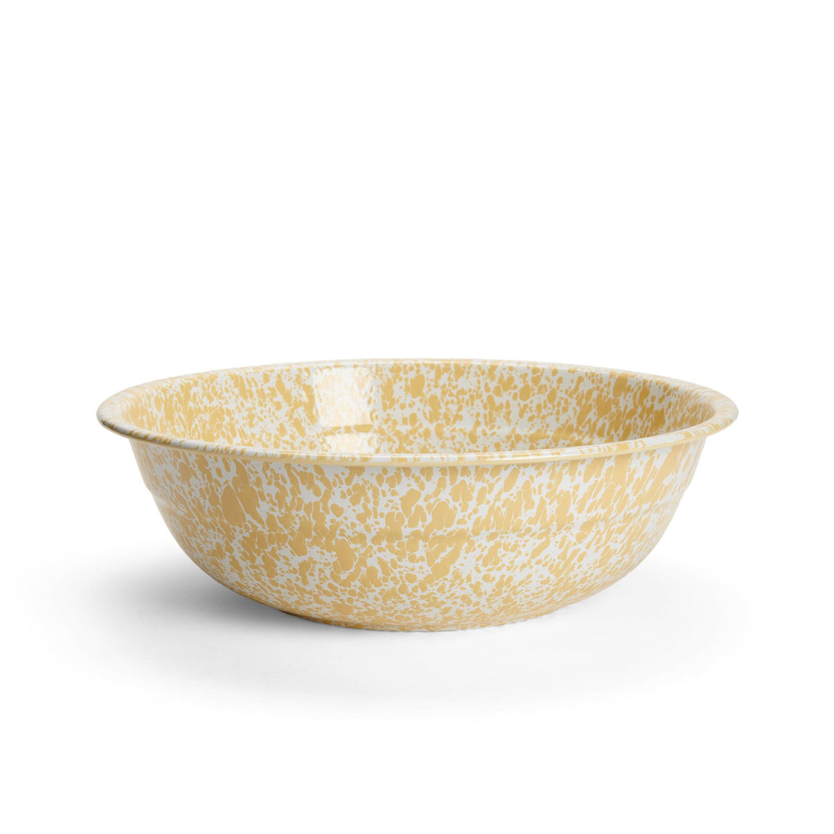 ecomposer-color-yellow splatter, D25YM - Splatter Medium Basin, Yellow Splatter