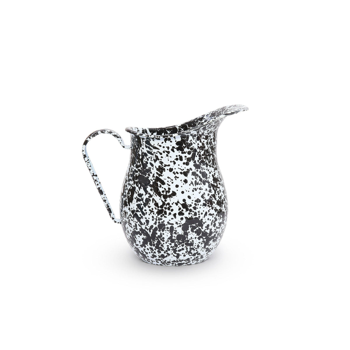 ecomposer-color-black splatter, D27BLM - Splatter Large Pitcher, Black Splatter