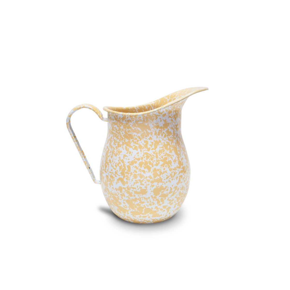 ecomposer-color-yellow splatter, D27YM - Splatter Large Pitcher, Yellow Splatter