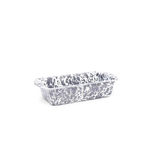 ecomposer-color-grey splatter, D32GYM - Splatter Loaf Pan, Grey Splatter
