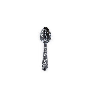 ecomposer-color-black splatter, D49BLM-4 - Splatter Small Spoons, Set of 4, Black Splatter