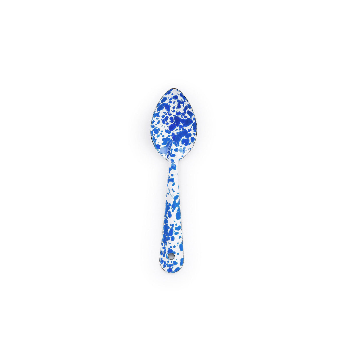 ecomposer-color-blue splatter, D50DBM-4 - Splatter Medium Spoons, Set of 4, Blue Splatter