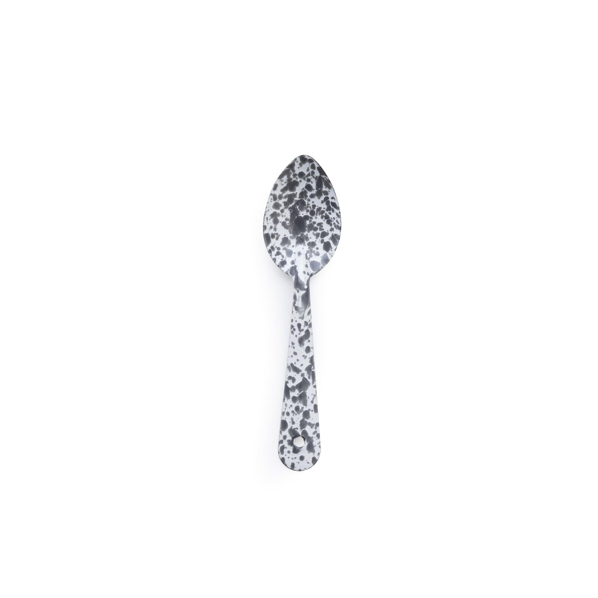 ecomposer-color-grey splatter, D50GYM-4 - Splatter Medium Spoons, Set of 4, Grey Splatter