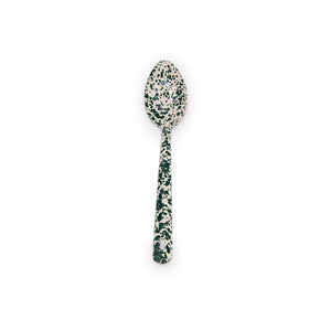 ecomposer-color-green and cream, D51GCM - Splatter Large Serving Spoon, Green and Cream