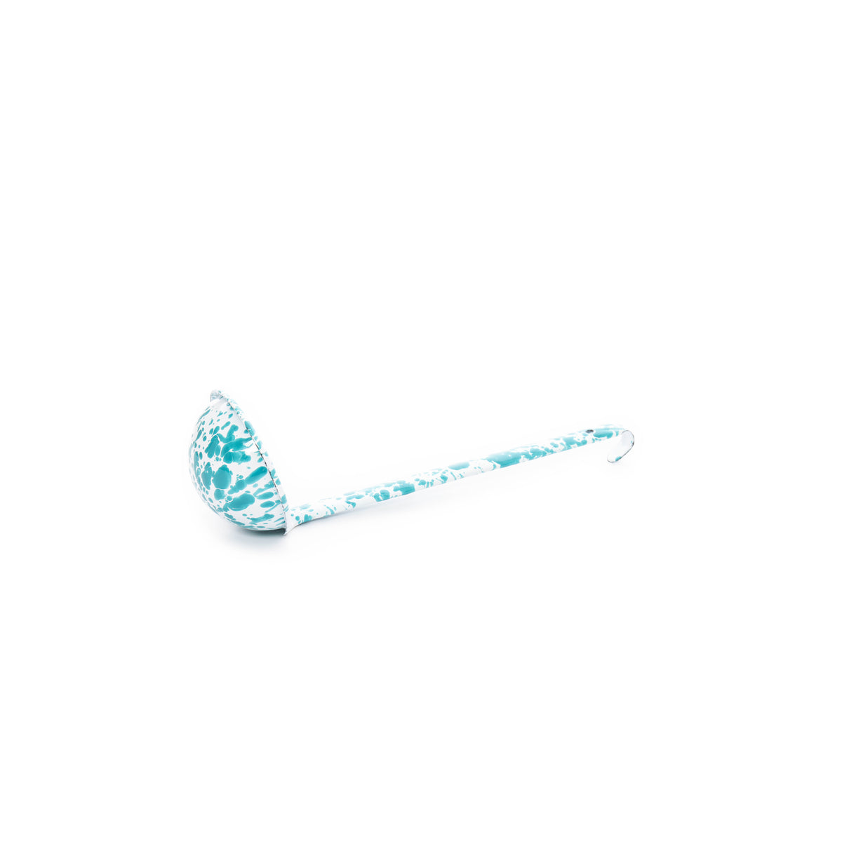 ecomposer-color-turquoise splatter, D52TQM - Splatter Ladle, Turquoise Splatter