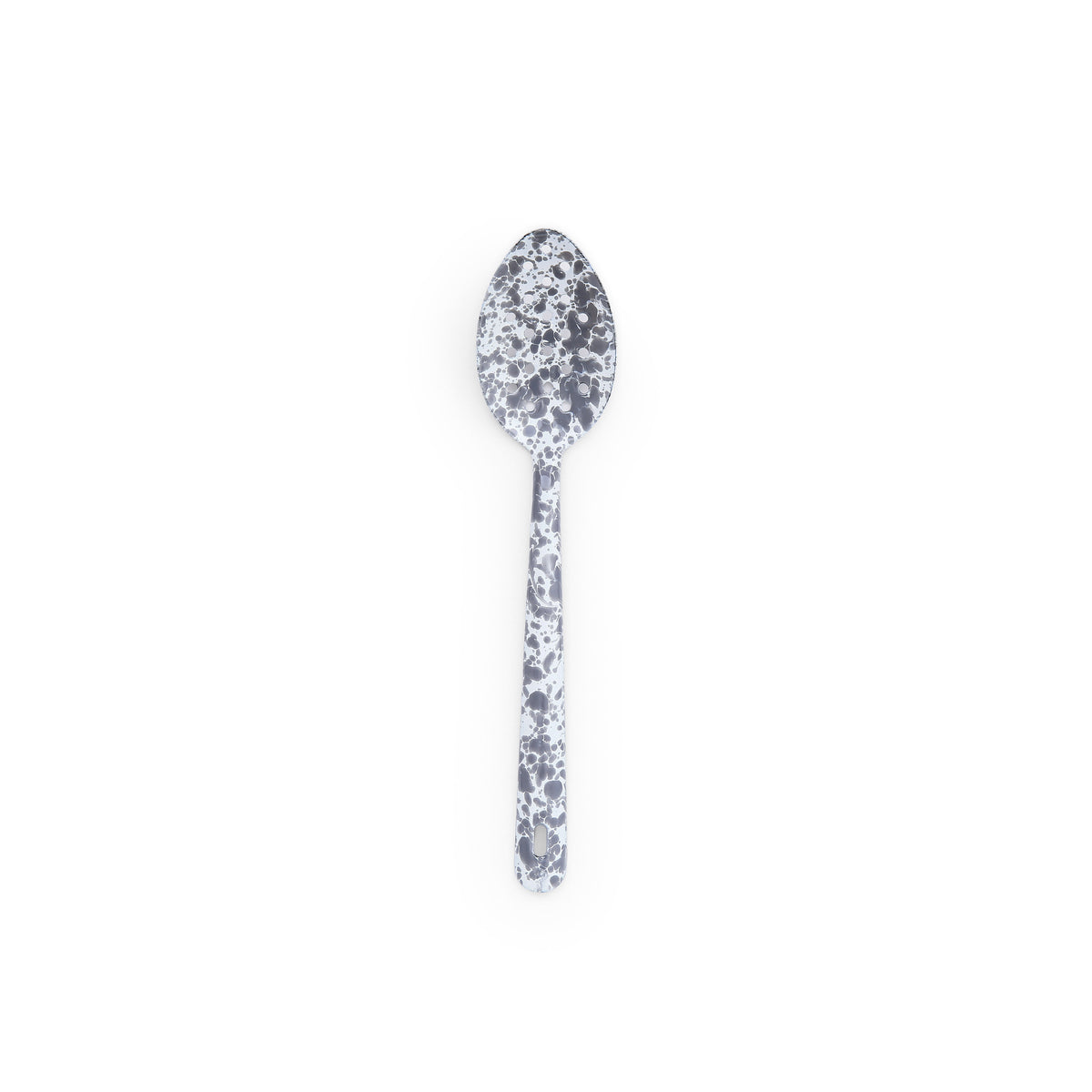 ecomposer-color-grey splatter, D53GYM - Splatter Large Slotted Spoon, Grey Splatter