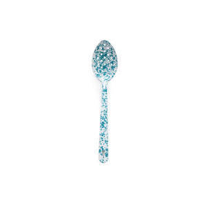 ecomposer-color-turquoise splatter, D53TQM - Splatter Large Slotted Spoon, Turquoise Splatter