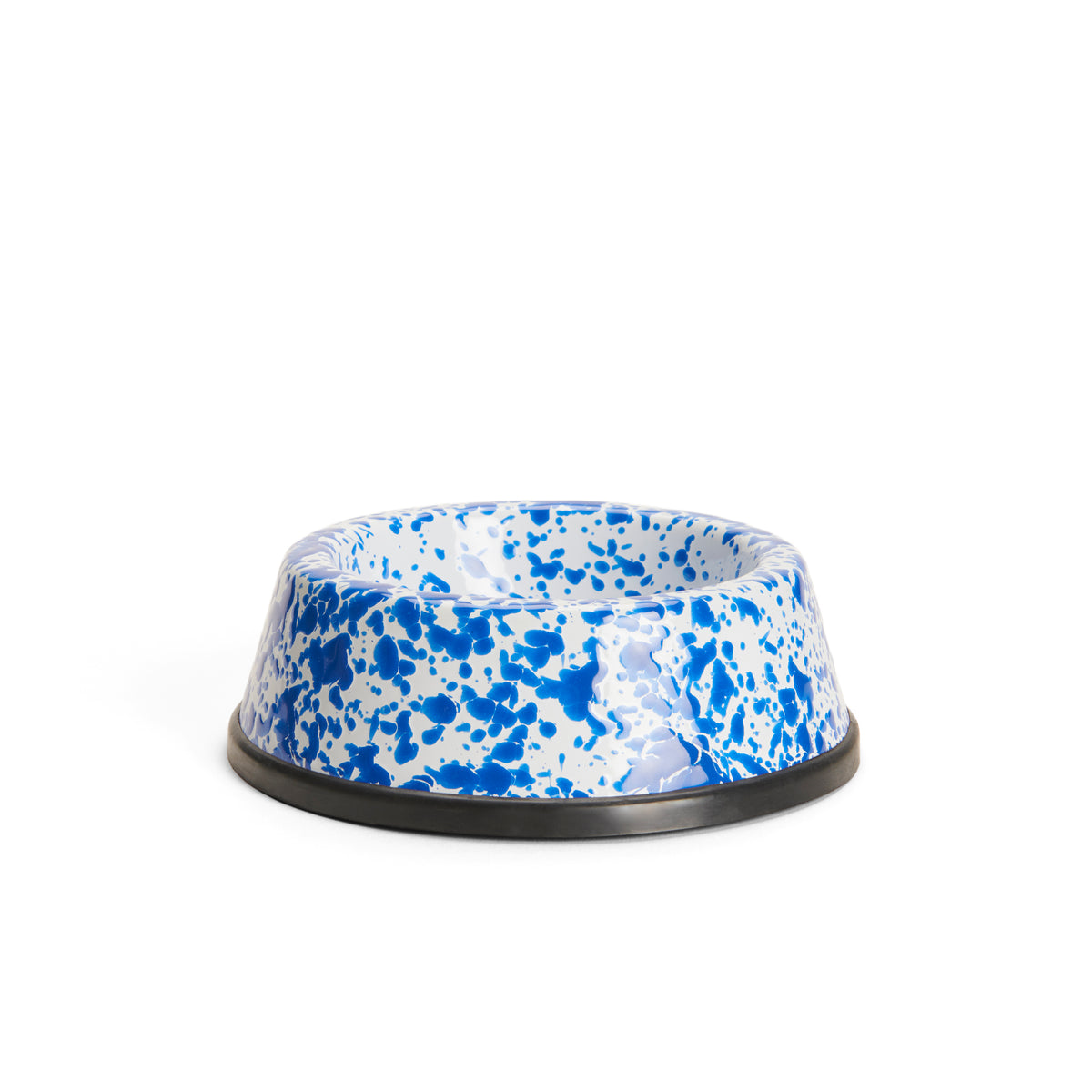 ecomposer-color-blue splatter, D64DBM - Splatter Small Pet Bowl, Blue Splatter