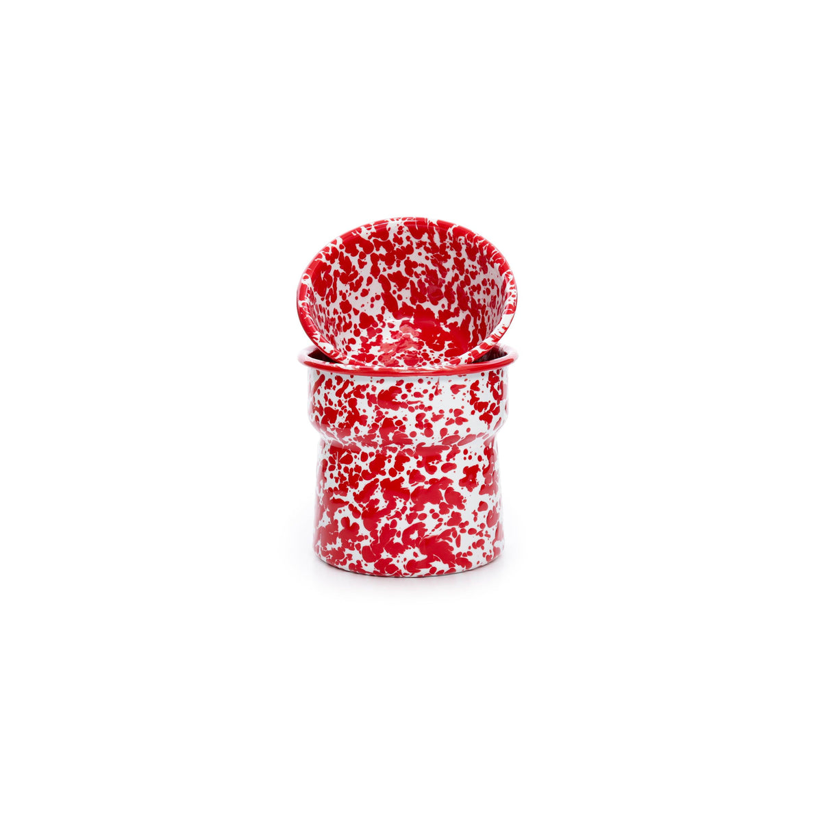 ecomposer-color-red splatter, D89RM - Splatter Dip Chiller, Red Splatter