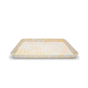 ecomposer-color-yellow splatter, D90YM - Splatter Large Rectangle/Jelly Roll Tray, Yellow Splatter