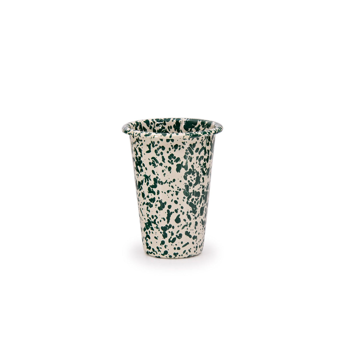 ecomposer-color-green and cream, D93GCM-4 - Splattered 14oz Tumblers (Set of 4), Green And Cream