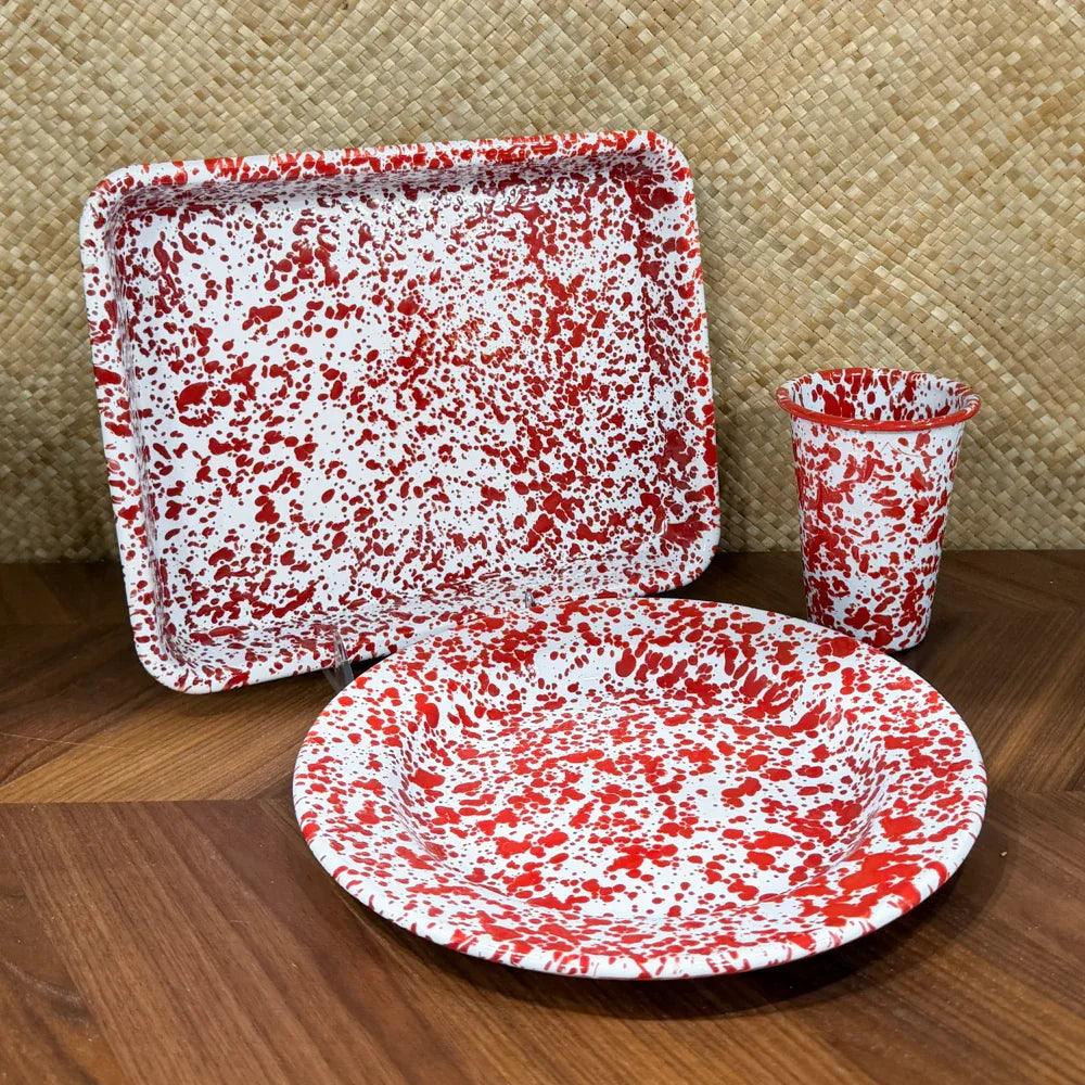 Splatter 14oz Tumblers, Set of 4 - Dinnerware – Crow Canyon Home