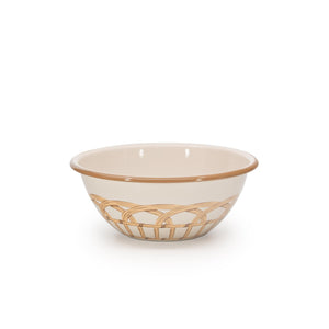 ecomposer-color-almond, DM18WKR-ALM - Domino x CCH Wicker Small Serving Bowl, Almond