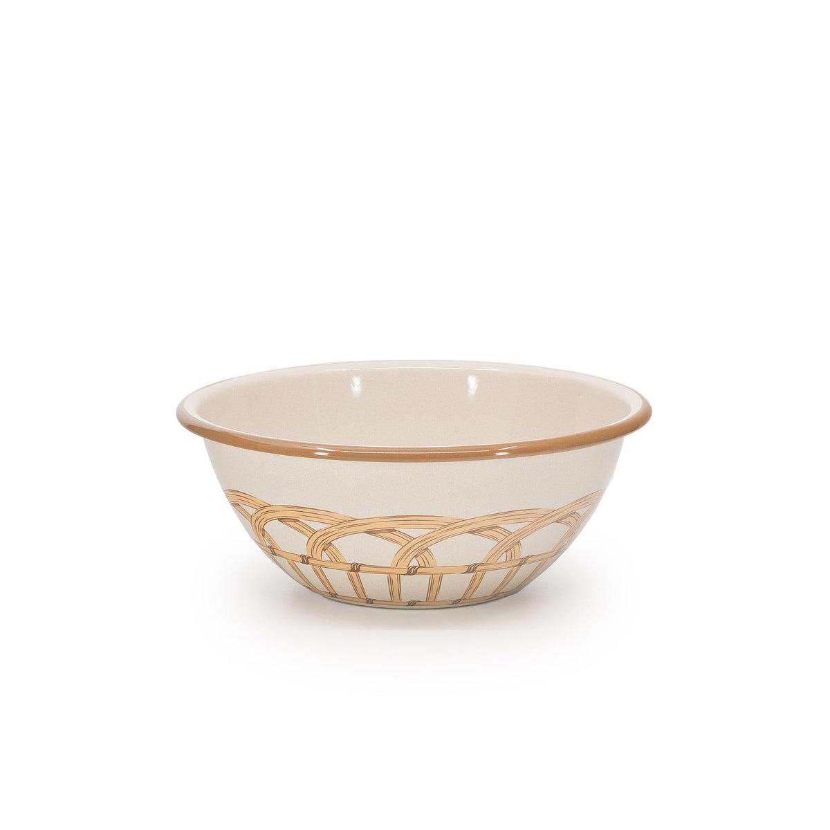 ecomposer-color-almond, DM18WKR-ALM - Domino x CCH Wicker Small Serving Bowl, Almond