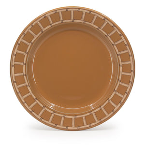 ecomposer-color-mocha, DM20WKR-MOC-4 - Domino x CCH Wicker Dinner Plates, Set of 4, Mocha