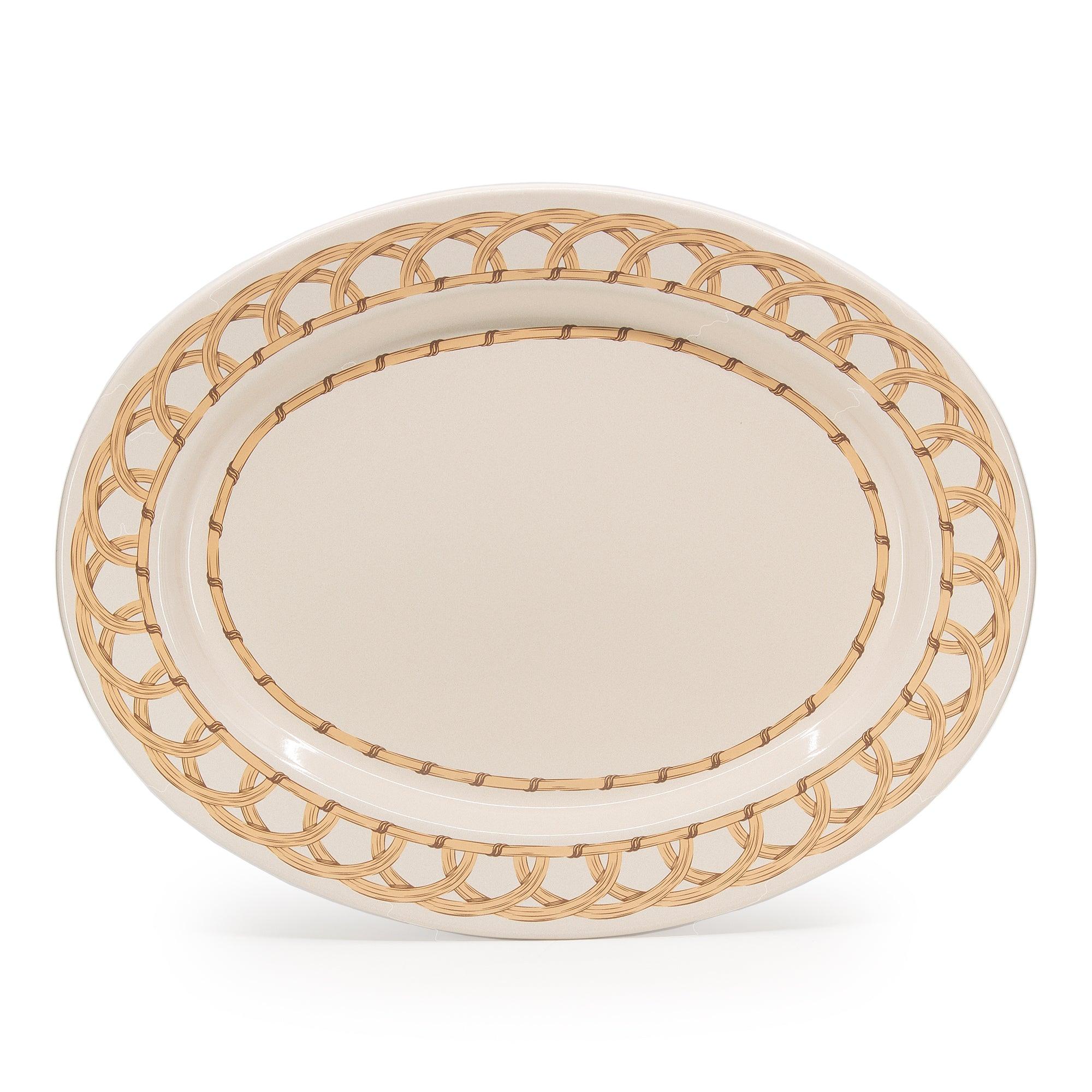 Domino Oval Plate - Serveware | Crow Canyon Home