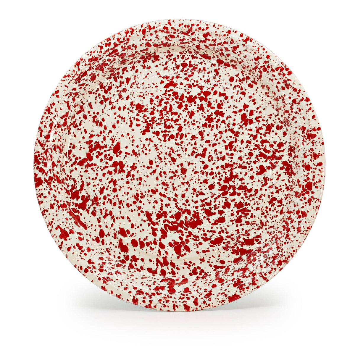 ecomposer-color-red splatter, DP29RMB - Dan Pelosi x CCH Splatter Round Tray, Red Splatter