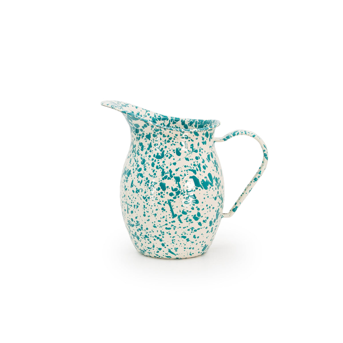 ecomposer-color-turquoise splatter, DP72TQB - Dan Pelosi x CCH Small Pitcher, Turquoise Splatter
