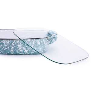 GL15 - Sea Glass  Swirl Roasting Pan  3