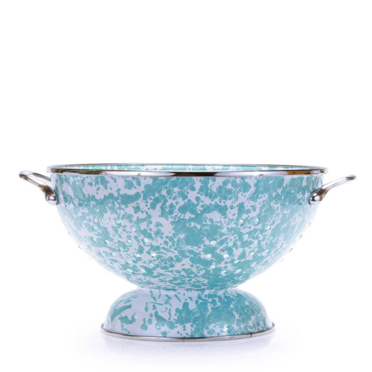 GL25 - Sea Glass Swirl Large Colander  2