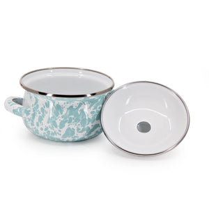 GL32S2 - Sea Glass Swirl Petite Tureens - Set of 2  4