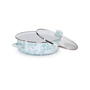 GL79 - Sea Glass Swirl Small Saute Pan  2