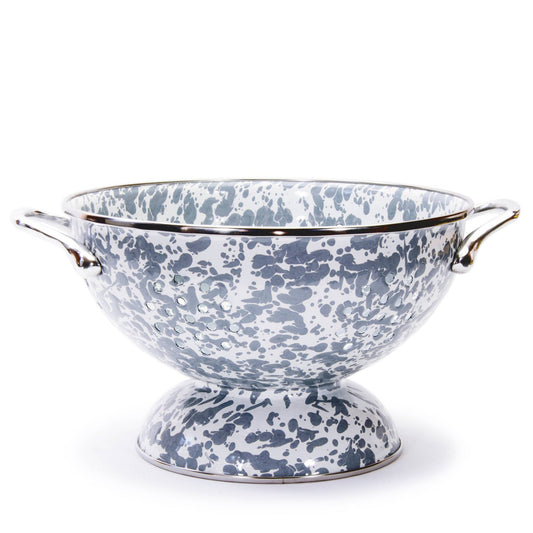 GY27 - Grey Swirl Medium Colander  2