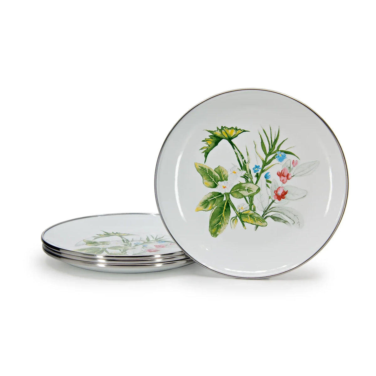 HB69S4 - Herbs Sandwich Plates - Set of 4  1